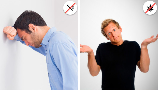 Зависимость от сигарет и конопли