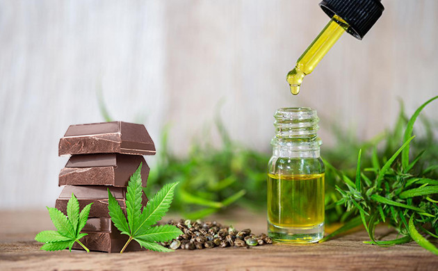 Молочный шоколад с экстрактом конопли