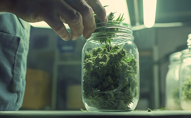 Пролечка урожая конопли